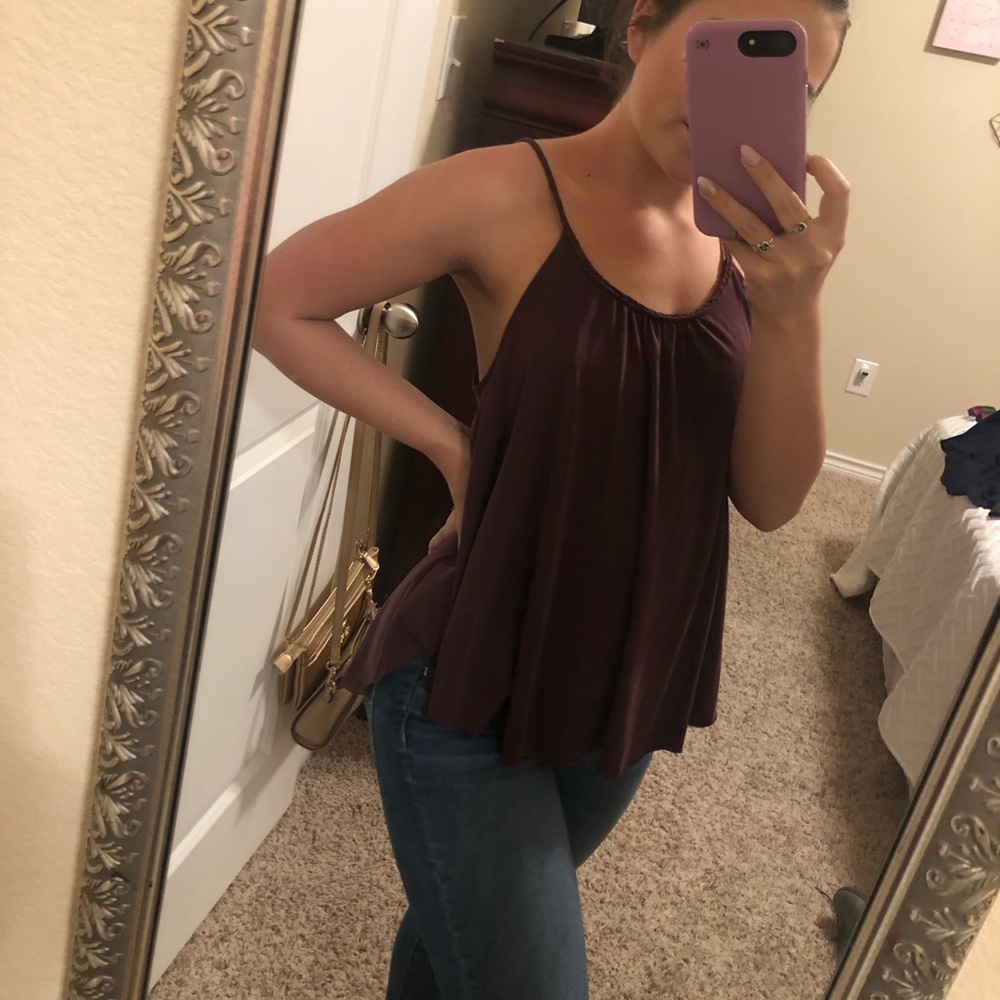 American Eagle plum tank